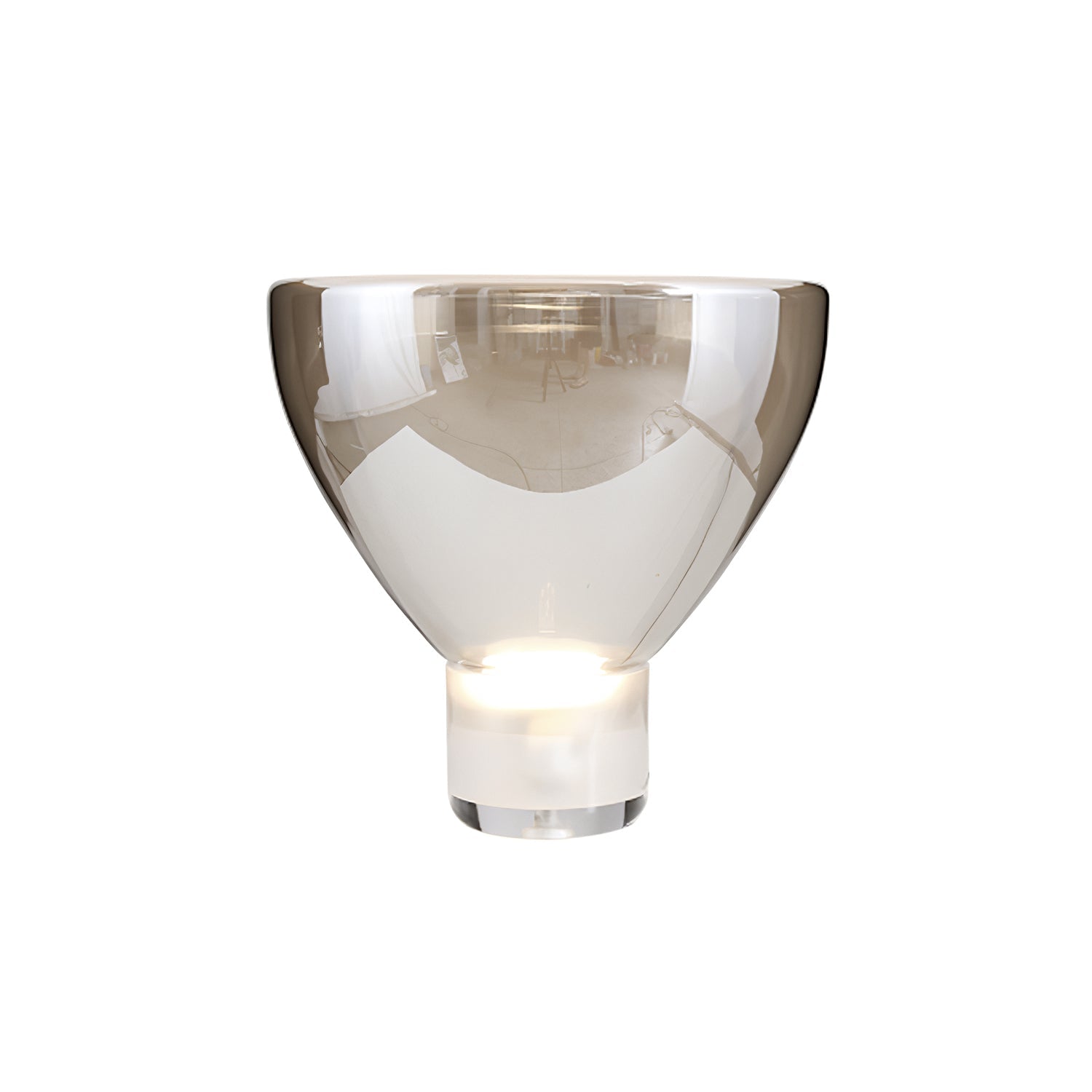 Aella | Elegant Glass Cone Table Lamp for Bedside or Living Room 11