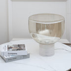 Aella | Elegant Glass Cone Table Lamp for Bedside or Living Room 4