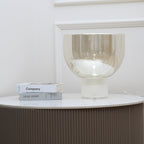 Aella | Elegant Glass Cone Table Lamp for Bedside or Living Room 6