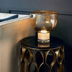 Aella | Elegant Glass Cone Table Lamp for Bedside or Living Room 8