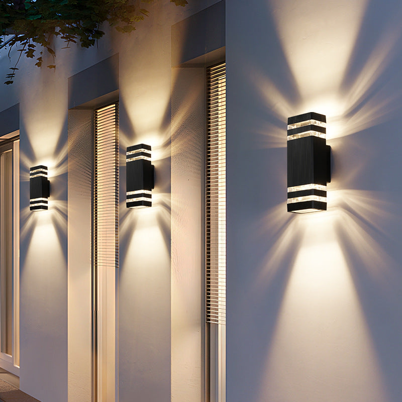 Aero Outdoor Wall Light | Modern 2-Way LED Illumination, Weather-Resistant Design 2