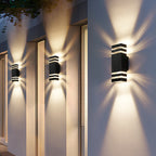 Aero Outdoor Wall Light | Modern 2-Way LED Illumination, Weather-Resistant Design 2