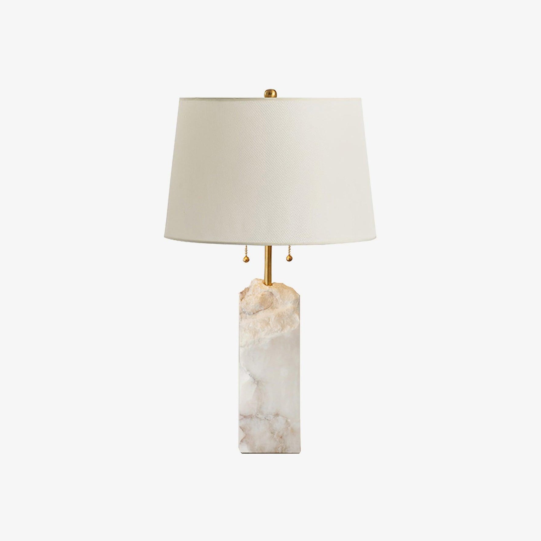 Alabaster Radiance | Elegant Contemporary Table Lamp for Bedroom or Living Room 1