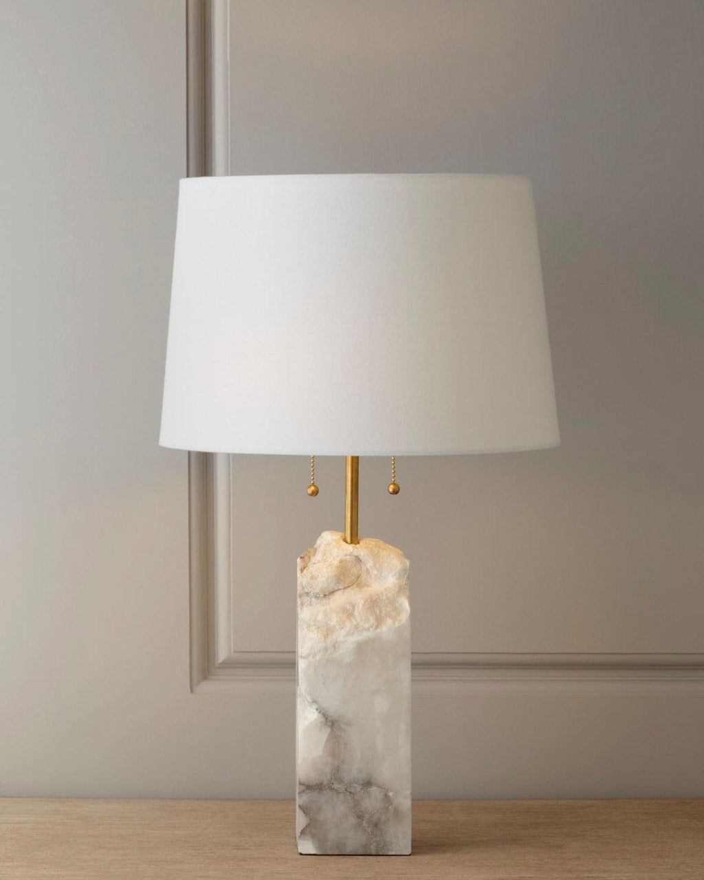 Alabaster Radiance | Elegant Contemporary Table Lamp for Bedroom or Living Room 4