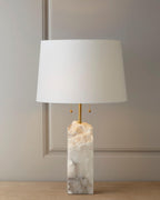 Alabaster Radiance | Elegant Contemporary Table Lamp for Bedroom or Living Room 4