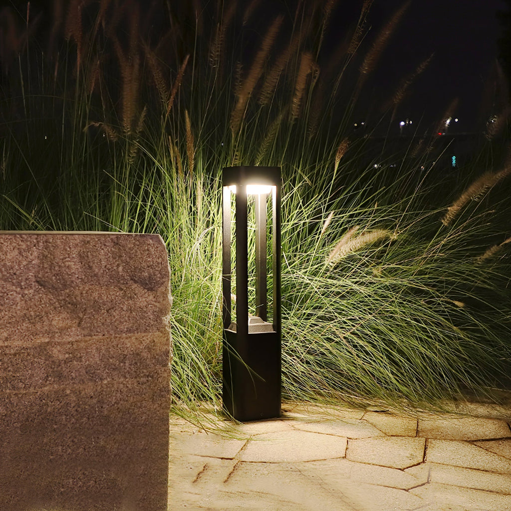 AluminaGlow | Modern Sleek Outdoor LED Garden Path Light Fixture 3
