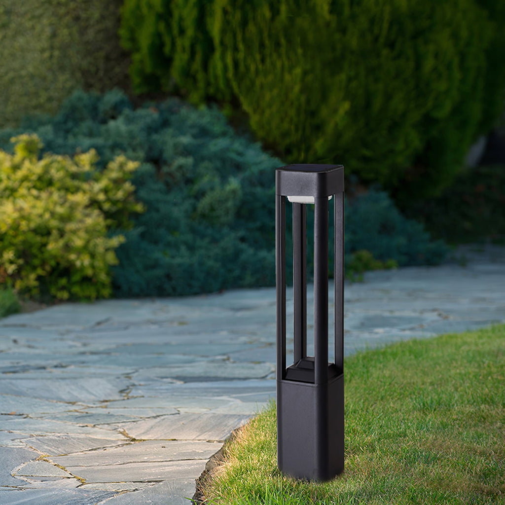 AluminaGlow | Modern Sleek Outdoor LED Garden Path Light Fixture 8