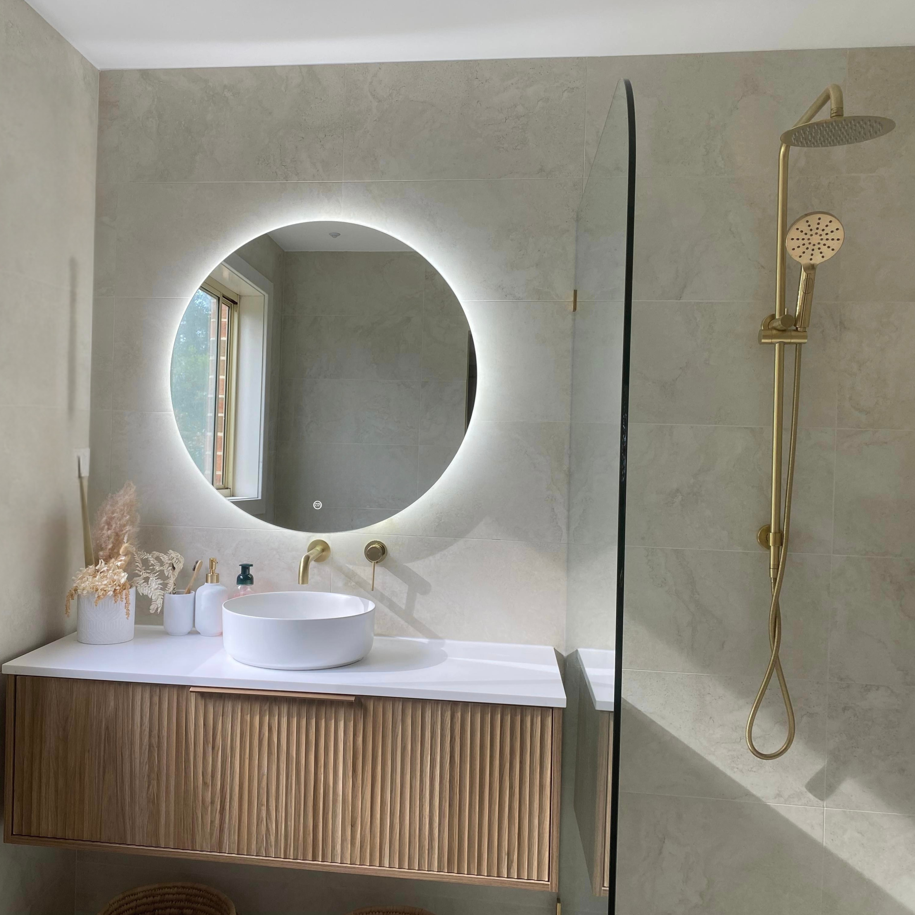 Amalfi | Stylish Dimmable LED Bathroom Mirror with Anti-Fog Function 0