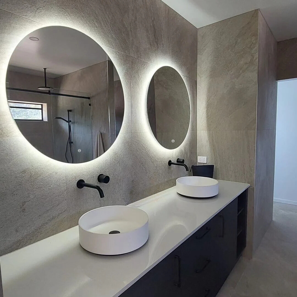Amalfi | Stylish Dimmable LED Bathroom Mirror with Anti-Fog Function 4