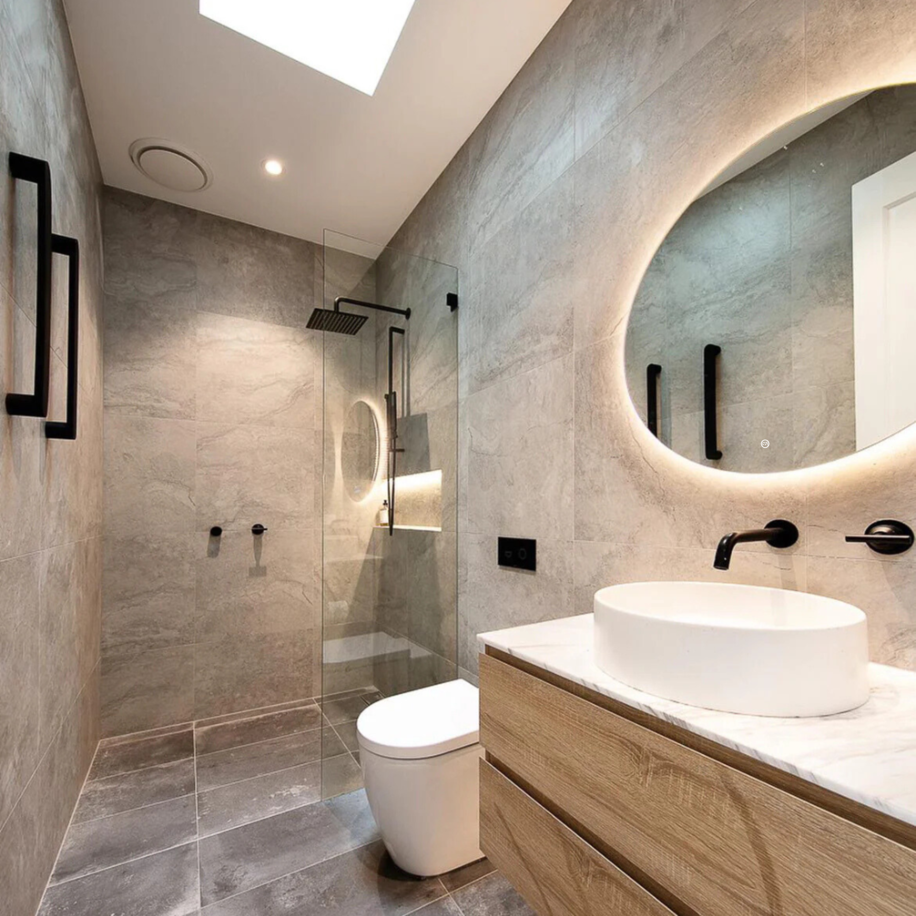 Amalfi | Stylish Dimmable LED Bathroom Mirror with Anti-Fog Function 5
