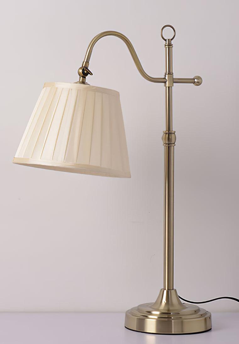 Antique Brass Elegance | Stylish Adjustable Table Lamp for Bedroom 5