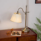 Antique Brass Elegance | Stylish Adjustable Table Lamp for Bedroom 6