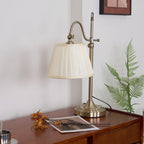 Antique Brass Elegance | Stylish Adjustable Table Lamp for Bedroom 8