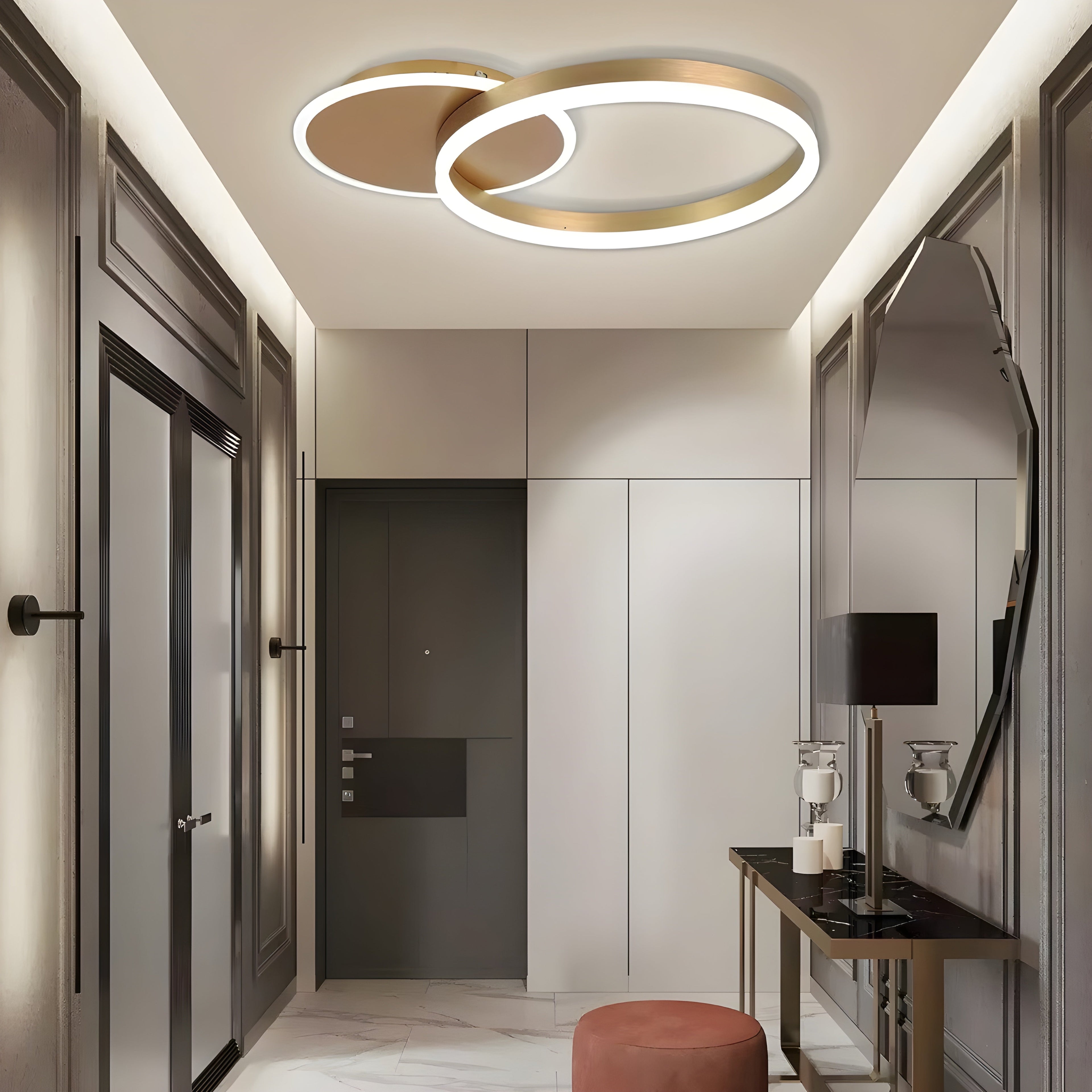 AquaLight | Modern Elegant LED Flush Mount Ceiling Light Fixture 0