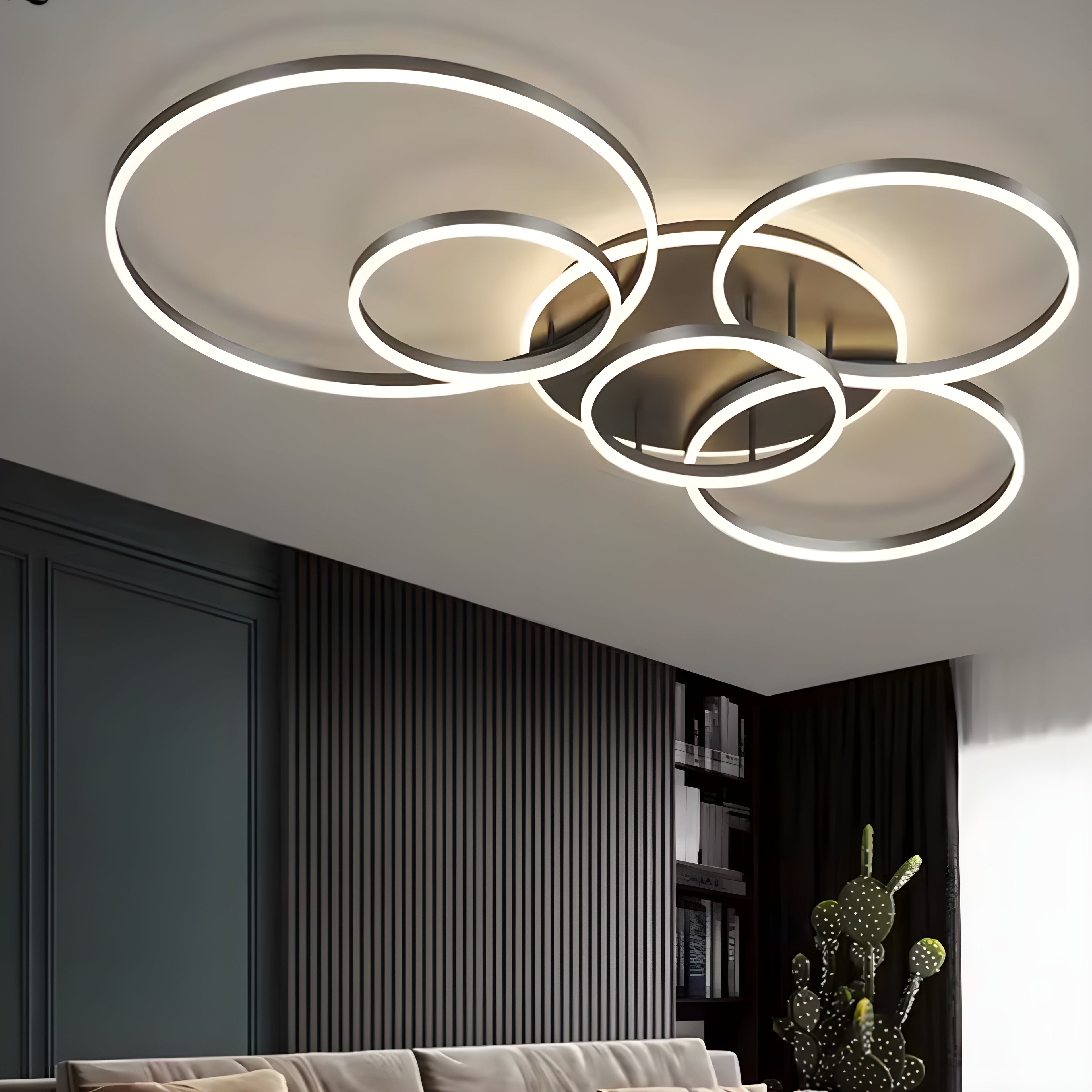 AquaLight | Modern Elegant LED Flush Mount Ceiling Light Fixture 15
