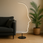 Artistic Glow | Elegant Modern Floor Lamp for Living Room Illumination 3