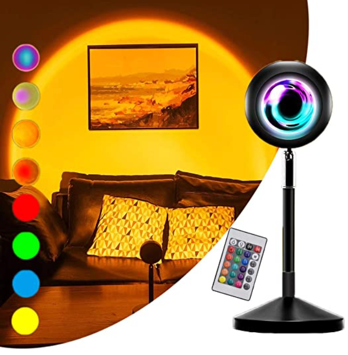 AuroraGlow | Vibrant Colorful LED Table Lamp for Bedroom Ambiance 6