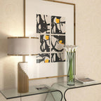 Brass & White Lacquer | Elegant Modern Table Lamp for Living Room 4