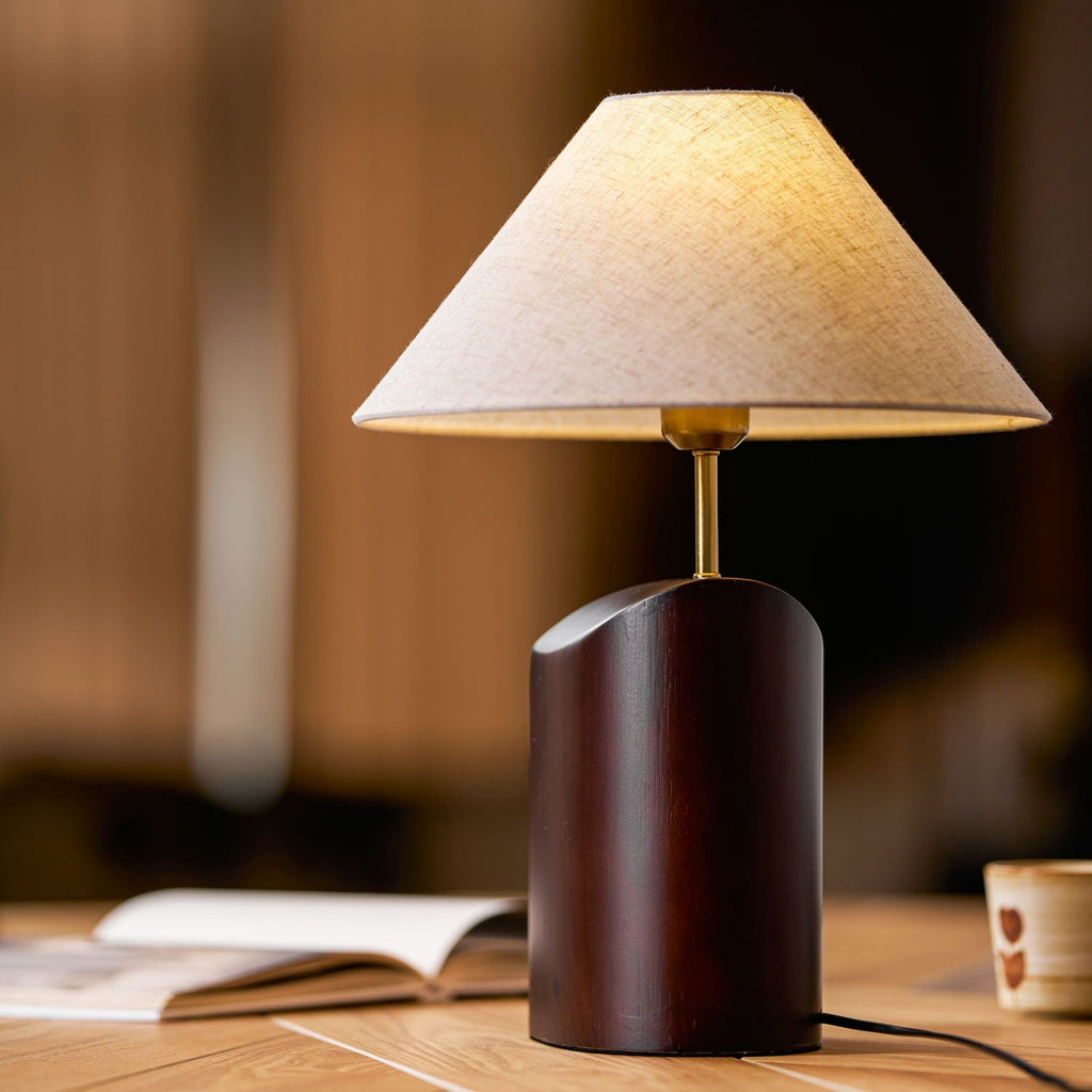 Bronze Elegance | Stylish Modern Curve Table Lamp for Bedroom & Living Room 3