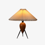 Burlwood Charm | Whimsical Handcrafted Table Lamp for Bedroom or Living Room 0