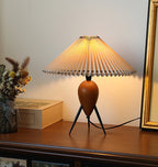 Burlwood Charm | Whimsical Handcrafted Table Lamp for Bedroom or Living Room 6