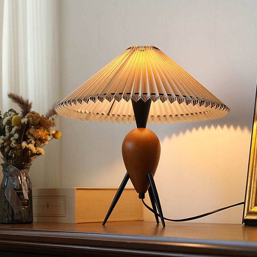 Burlwood Charm | Whimsical Handcrafted Table Lamp for Bedroom or Living Room 7
