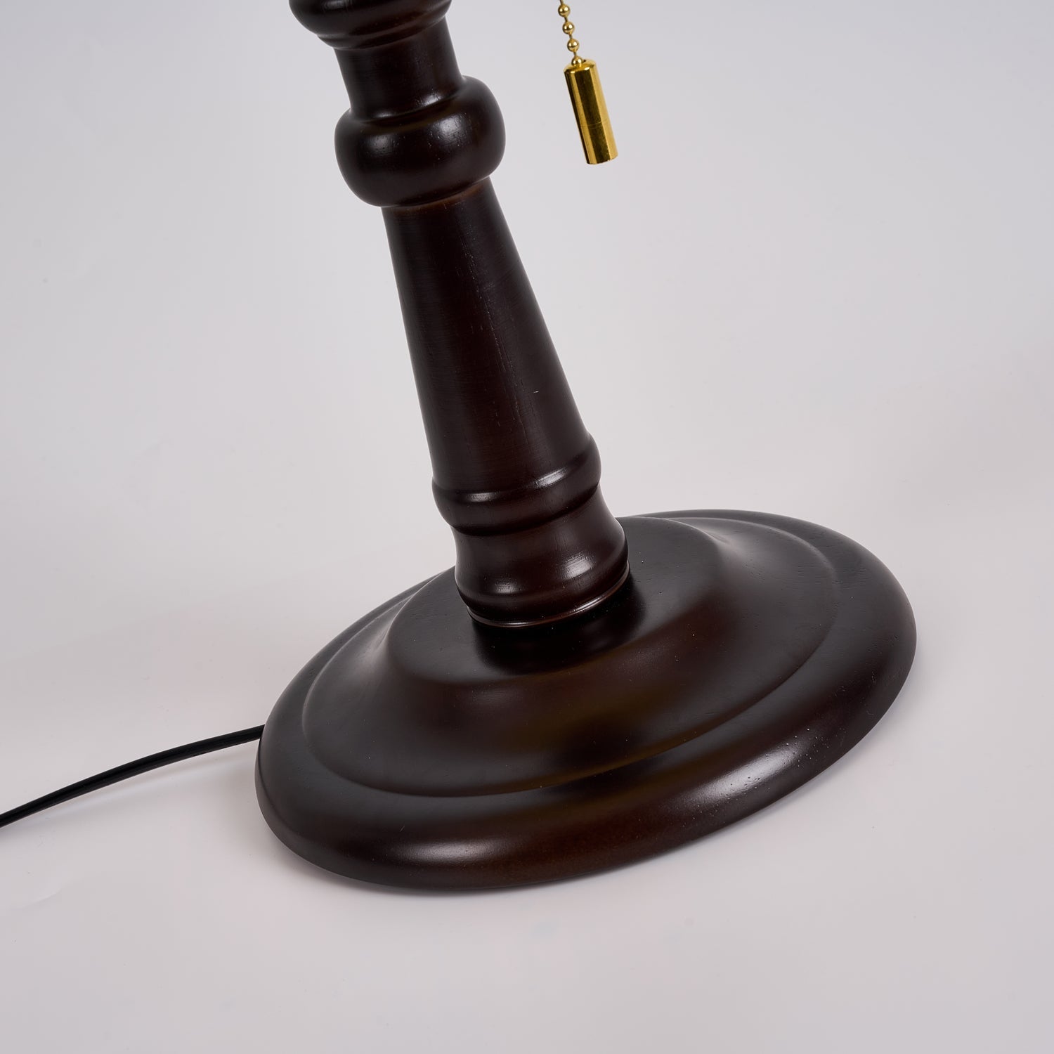 Carina | Elegant Wooden Base Fabric Table Lamp for Bedroom Ambiance 5