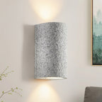 Cemento | Elegant Modern LED Cylinder Wall Sconce for Home Decor 0