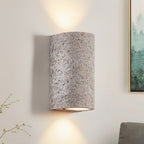 Cemento | Elegant Modern LED Cylinder Wall Sconce for Home Decor 5