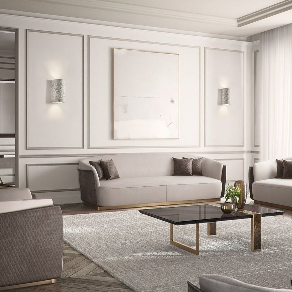 Cemento | Elegant Modern LED Cylinder Wall Sconce for Home Decor 6