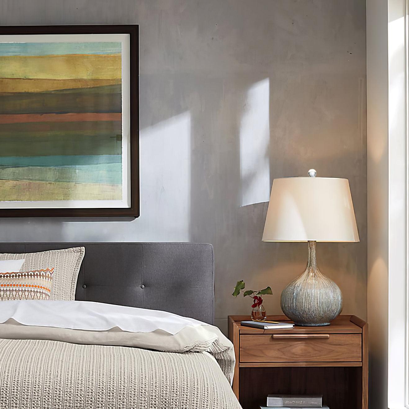 Ceramic Elegance | Stylish Contemporary Table Lamp for Living Room 5