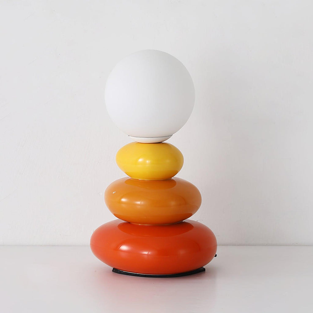 Cerulean Glow | Stylish Modern Triple Gourd Table Lamp for Living Room 0