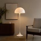 Organic Glow | Elegant Modern Acrylic Standing Floor Lamp