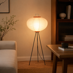 Modern & Elegant Rice Paper Standing Floor Lamp
