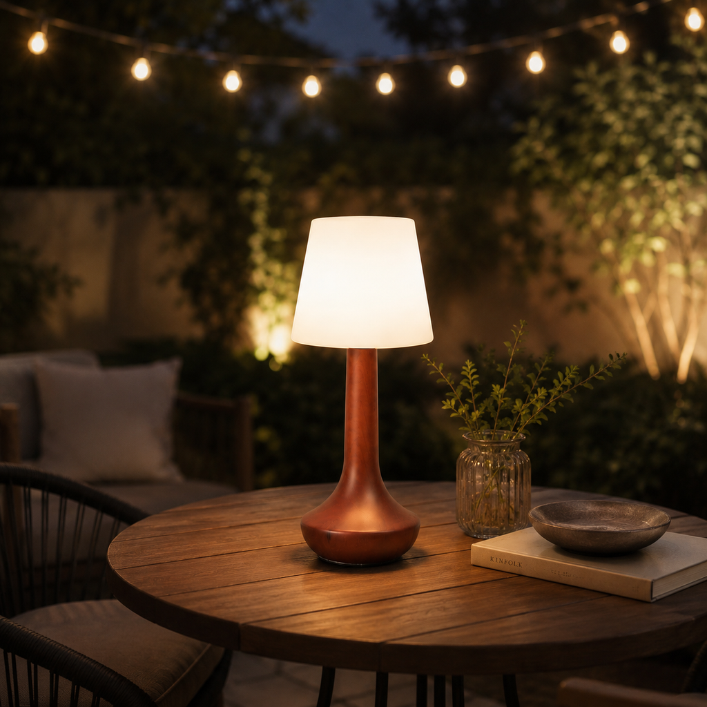 Minimalist Wooden Base Table Lamp for Stylish Interiors