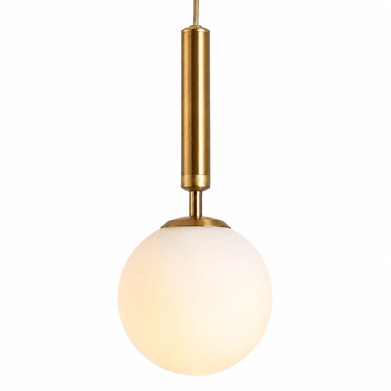 Elegant Black Glass Pendant Light for Kitchen or Living Room