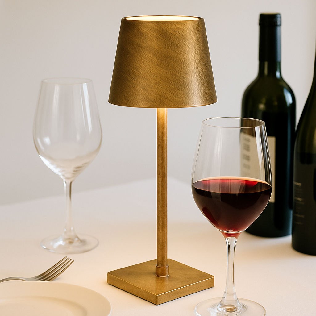 Lumi Touch LED Lamp | Cordless Table Light, 3-Color Modes