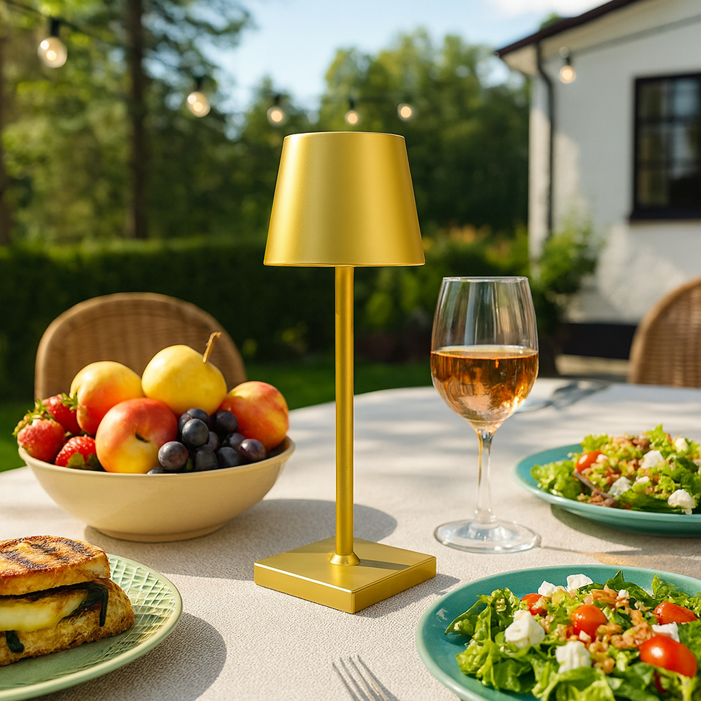 Lumi Touch LED Lamp | Cordless Table Light, 3-Color Modes