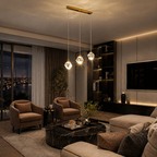 Stunning Elegant Crystal Glass Pendant Light Fixture