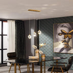 CrystalAura | Stunning Elegant Glass Pendant Light Fixture 3