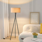 ElysianGlow | Modern Elegant Silk Standing Floor Lamp for Living Room 3