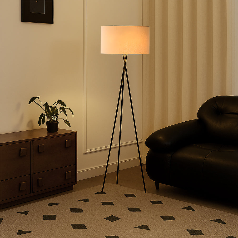 ElysianGlow | Modern Elegant Silk Standing Floor Lamp for Living Room 5