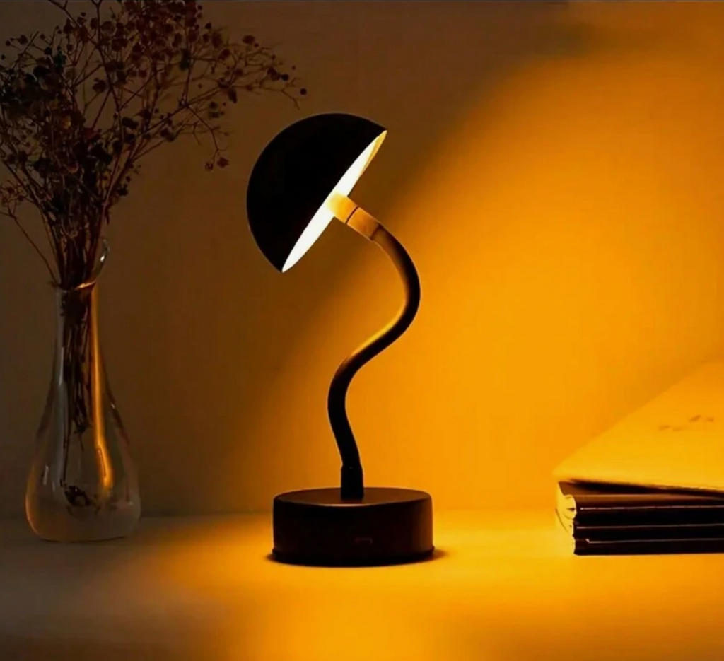 FlexiGlow | Stylish Cordless Dimmable LED Table Lamp for Modern Spaces 0