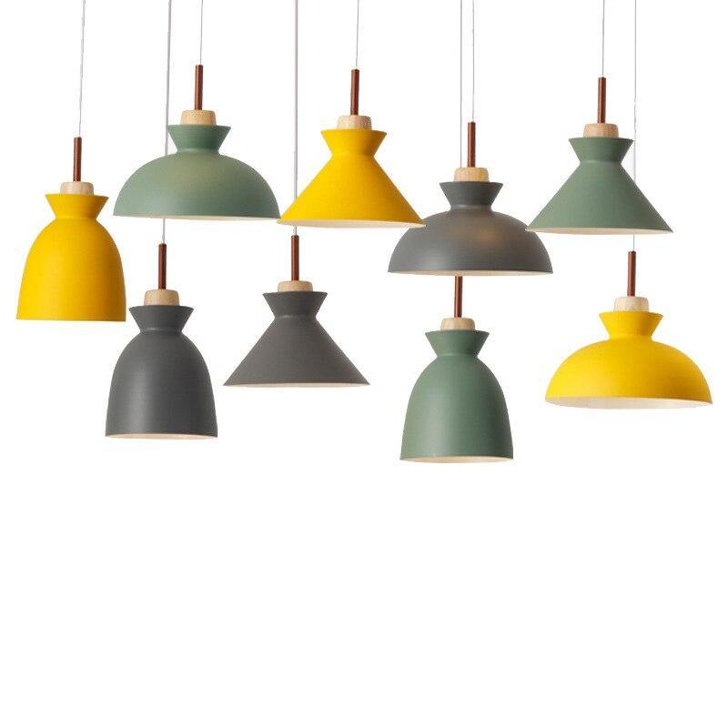 FloralGlow | Colorful Playful Metal Kitchen Pendant Light Fixture 1