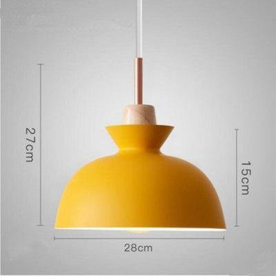 FloralGlow | Colorful Playful Metal Kitchen Pendant Light Fixture 17