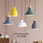 FloralGlow | Colorful Playful Metal Kitchen Pendant Light Fixture 2