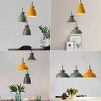 FloralGlow | Colorful Playful Metal Kitchen Pendant Light Fixture 6