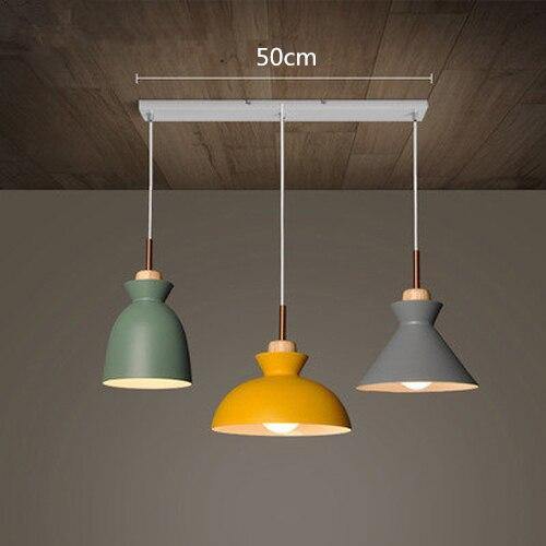FloralGlow | Colorful Playful Metal Kitchen Pendant Light Fixture 7