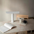 Geometric Elegance | Modern Adjustable LED Table Lamp for Bedside or Desk 3