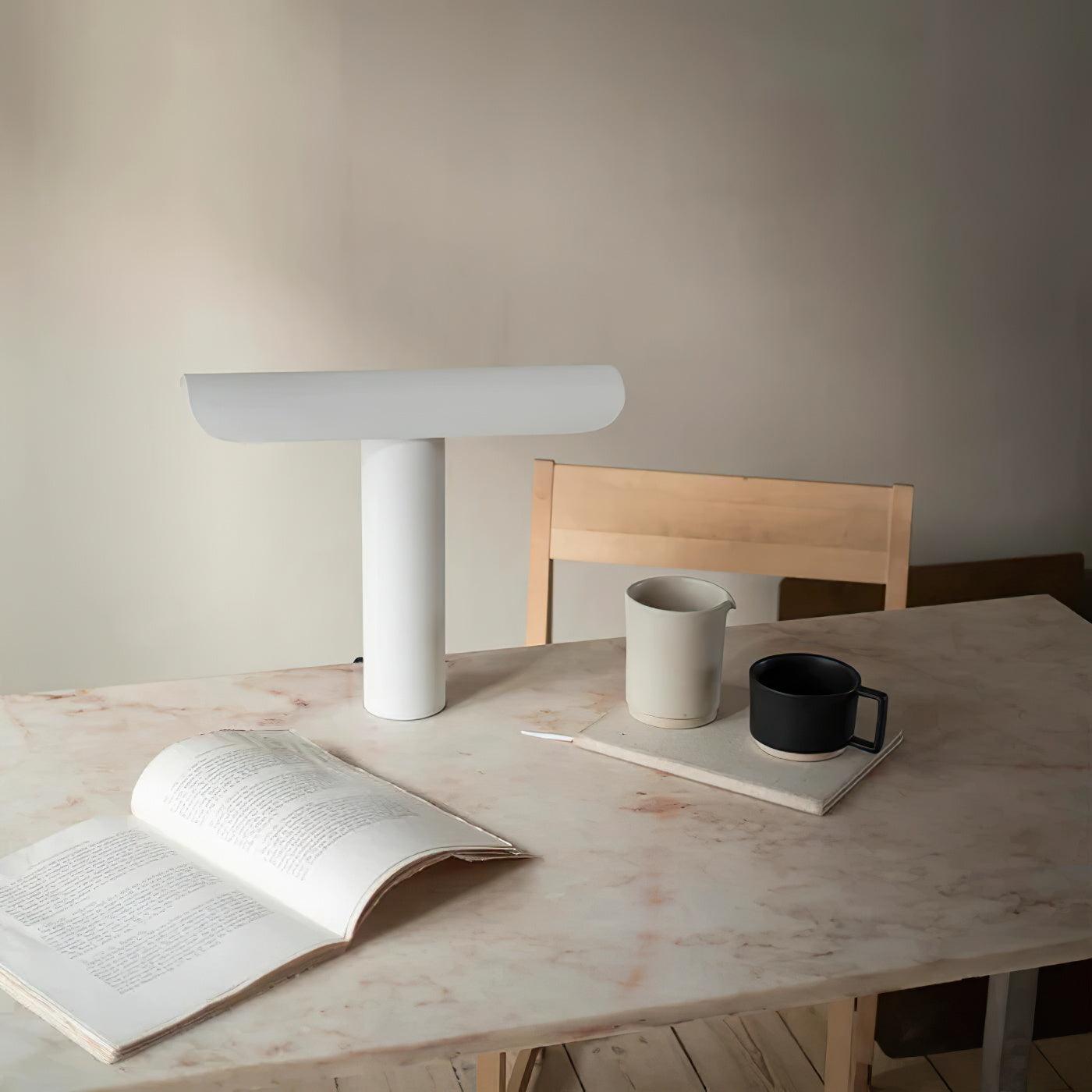 Geometric Elegance | Modern Adjustable LED Table Lamp for Bedside or Desk 3